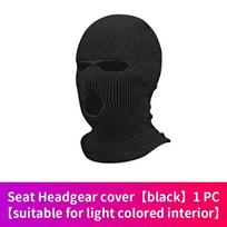 Automobilių sėdynės Bandit galvos apdangalai Juokingi, skirti Tesla Model3/Y/X/S Street Pranks Sentinel Decoration Hat Interjero priedų rinkinys Black 1PC