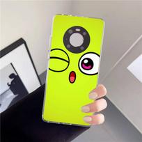 Mielas veido telefono dėklas, skirtas Huawei Mate P10 P20 P30 P40 10 20 Smart Z Pro Lite 2019 Honor 20i permatomas dėklas Huawei PSmart 2019 yellow
