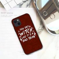 Sabrinos, mažosios raganos, Spellman telefono dėklas, skirtas iPhone 11 12 Mini 13 Pro XS Max X 8 7 6s Plus 5 SE XR korpusas iPhone13PRO red