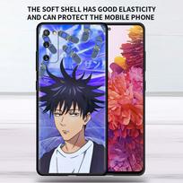 Soft Case For Samsung Galaxy Note 20 Ultra 10 Plus Lite A50 A70 A20 A40 A20e 9 8 A60 A10e Funda Phone Cover Anime Jujutsu Kaisen Samsung A70 blue