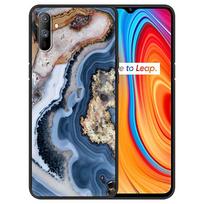 Soft Silicone Case for Realme C3 6 7 Pro 5 8 XT X50 GT C15 C11 C25 V13 5G C21 Back Phone Cover TPU Shell Luxury Marble Pattern Realme V13 5G orange