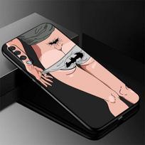 Sexy Girls Ass Pattern Silicon Cover Case Coque for Samsung Galaxy A30 A10 A50 A70 A20 A51 A01 A04 A03 A71 A40 A20e A20s Black Samsung A04 beige