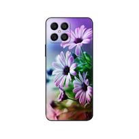 „Honor X8“ dėklo galinis dangtelis „HonorX8“ „Honor X 8“ dėklo buferis, minkštas silikoninis juodas TPU dėklas, rožinis „Anime“ kosminis automobilis Honor X8 gray