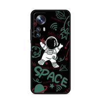 Case For Xiaomi Mi 11 Lite 5G NE 11T Pro 10T 9T 12 12T 12S 12X 11X 11i Note 10 9 Silicone TPU Phone Cover Cartoon Cool Astronaut Mi 12 black