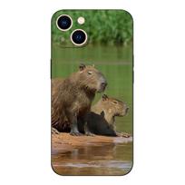 Black tpu Case For Xiaomi Redmi 5 5plus 6 6a 7 7a 8 8a back cover Capybara redmi 5 plus gray