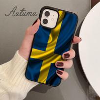 Sweden Flag Phone Case for iPhone 11 12 13 14 Pro Max mini X XR XS SE 2020 5 6S 7 8 Plus Samsung Galaxy S21 S22 Cover shell iPhone 5 5s SE
