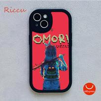 Omori Game Fanart telefono dėklas, skirtas iPhone 14 13 11 12 Pro MAX 13 12 MiNi 7 8plus iphone 14 13 pro XS XR Avinėlio odos apsauginiai dangteliai 13 pro max