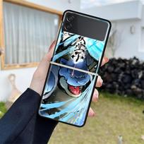Case For Samsung Galaxy Z Flip 3 5G Black Hard Luxury ZFlip Phone Cover Fall Prevention Fashion PC Shell Japan Anime Pokemon Sac Samsung Z Flip 3