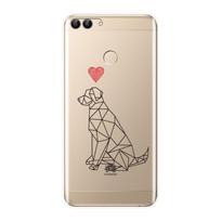 Užpakalinis dangtelis skirtas Huawei P20 Pro P10 P Smart Plus P9 Lite Mini Minkštas Silikoninis Cat Dog Telefono Dėklas, skirtas Huawei P10 P20 P8 P9 Lite 2017 m. P7 beige