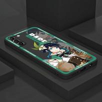 Anime Genshin Impact Case For Samsung Galaxy S20 S22 Ultra S21 FE S10 S9 Plus Note 20 10 Lite 9 Soft Phone Cover Shell Samsung S22 5G black