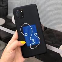 For Samsung Note 10 Lite Case Phone Cover Silicon Soft TPU Back Cases For Note 10 Lite Case 2021 Fashion Bumper 6.7 Coque Cat Note 10 Lite blue
