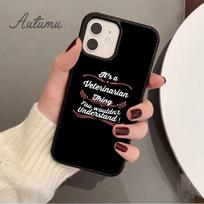 Proud Vet veterinarian animal Phone Case for iPhone 11 12 13 14 Pro Max mini XR XS SE 2020 7 8 Plus Samsung S21 S22 Cover shell iPhone 5 5s SE