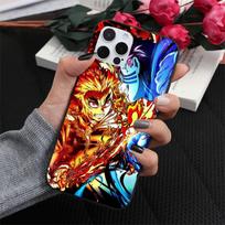 Demon Slayer Kamado Tanjirou Nezuko anime Phone Case For iphone 12 11 13 7 8 plus x xs xr pro max mini Kimetsu No Yaiba manga iphone13promax brown