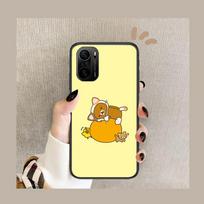 TOPLBPCS Mielas rilakkuma telefono dėklas xiaomi redmi POCO F1 F2 F3 X3 Pro M3 9C 10T Lite NFC juodas dangtelis silikonas Atgal Prett mi 1 Mi 10 ultra gray