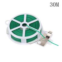 Virtuvės krepšys Sodininkystės augalas Green Tie Wire Roll su vielos pjaustytuvu 20/30/50 žalia