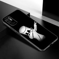 DJ Marshmallow Phone Case For Xiaomi Redmi Note 7 8 9 10 Lite 11 11E 11T 12 Pro 11S 4G 10T 5G 8T 9S 10S Soft TPU Black Cover Redmi Note 7(Pro) gray