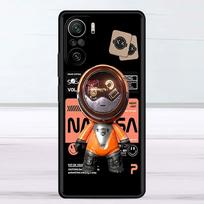 Case For Xiaomi Redmi Note 11 10 9 Pro K40 10S 9S 9A 9C Phone Cover 9T 8 8T 7 11T Silicone Shell Cute Astronaut Hand Lanyard Redmi Note 11
