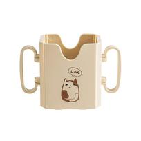 1 vnt. Buteliuko Puodelio Pieno Laikiklis Reguliuojamas Saugus Plastikinis Kūdikio Mažylio Sulčių Dėžutės Gėrimo