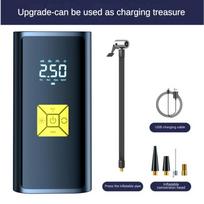 6000mAh 150PSI išmanusis oro siurblys, nešiojamasis automobilio automatinis kompresoriaus padangų pripūtimas, skirtas pripučiamam motociklui. gray