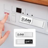 Indaplovės magnetas Clean Dirty Sign – virtuvės organizavimas ir laikymas, indaplovės švaros ženklas One Size white