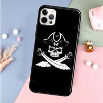 Pirate Skull Cross Bones Phone Case For Apple iPhone 13 11 Pro Max 12 mini X XR XS Max 8 7 Plus SE 2020 Cover Shell iphone 5 5S SE