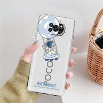 Cute Cartoon Astronaut Planet Clear Case For Xiaomi Mi Poco X3 NFC M3 Pro F3 F1 11 Lite 12 Redmi Note 10 9S 8 7 9 Phone Cover Xiaomi Poco X3 NFC