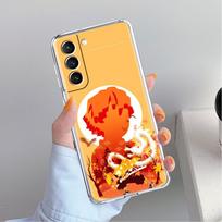 Demon Slayer Anime Clear Case For Samsung Galaxy S22 S20 FE S21 S10 S9 Plus Note 20 Ultra 10 Lite Soft TPU Phone Shell Samsung Note 9 white