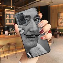 funda Pouch Salvador Dali Phone cover For oppo Realme 8Pro 6PRO 6i 7pro 9i 9pro C11 C21Y C21 C25Y C25S C3 Q3S XT Cases coque Realme 7PRO black