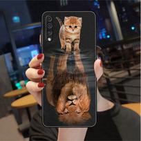 Vilkas šunų katės paukštis liūtas tigras gyvūno dėklas, skirtas Samsung Galaxy A50 A02s M31 A70 A30 A10 A20e A40 A10s M30s M51 juodas telefono dangtelis Samsung A70