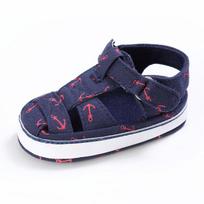 Baby Sandalen Kleinkind Sommer Kinder Leinwand Strand Urlaub Schuhe Neugeborenen Baby Schuhe Für Jungen 0-18M 11cm balta