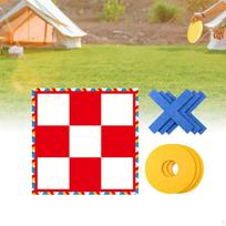 Classic Strategy Board Game Set for Family Fun red and white white