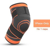 1PC Non-Slip Knee Brace Compression Knee Sleeve Sports Knee Pad Running Basketball Fitness Cycling Tennis Knee Support L weight 55-75 kg žalia