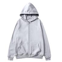 White Print Zip Hoodie Oversized Hoodie Streetwear Women's Sweatshirt Women Hoodie Pocket Long Sleeve  Zip Hoodie S