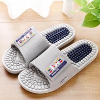 Vasaros mados unisex sandalai ir šlepetės pėdų masažo šlepetės namo vonios kambarys neslystantis kvėpuojantis laisvalaikio apranga sandalai 36-37 pilka