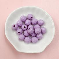 Disco Ball Round 20pcs Acrylic For Jewelry Making Beads Jewelry Candy color Beaded Materials 10mm violetinė