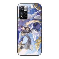Dr. Ratio Honkai Star Rail Dėklas, skirtas Xiaomi Redmi Note 8 10 11 9 10S 12 Pro Plus 7 8T 9S 12S 11S 11T Minkštas TPU juodas telefono dangtelis Redmi Note 12S