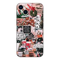 Black tpu Case For Samsung galaxy S6 s7 s8 s9 plus back cover winter girl christmas Samsung S8 plus black