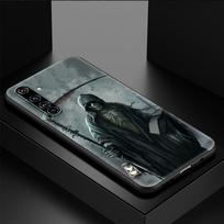 Grim Reaper Kaukolė Skeletas Smūgiams Atsparus Dėklas Oppo A54 A53 A52 A9 2020 A95 A15 Korpusas Realme 8 5G 7 6 Pro C3 C21 C11 Telefono Dangtelis Realme 8 5G gray