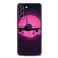 Airplane World Map Travel Phone Case For Samsung Galaxy S23 Ultra S22 S21 S20 FE 5G S10 S10E S9 S8 Plus Note 20 Soft Black Cover Samsung S20Ultra