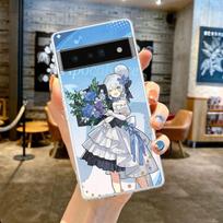 Honkai Impact 3rd Google Pixel 8 7 6 Pro 6A 5 4 5A 4A 3A XL 5G telefono dėklas Silikoninis smūgiams atsparus minkštas skaidrus dangtelis Fundas Pixel 5
