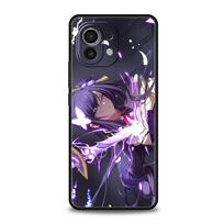 For Xiaomi Mi 13 12T 12 Lite 11 10T 11X 11T Pro 9T Phone Case Genshin Impact Raiden shogun Poco X3 NFC X4 F3 F4 M3 M4 5G Cover Mi 10 Lite 5G black