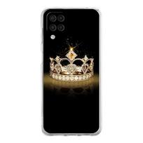 Case for Samsung A13 A15 A25 A51 A71 A21S A11 A12 A31 A52 A41 A23 A53 A73 A32 5G A03S A05s Cover Diamond Crown Letter 26 Letters Samsung A73 5G