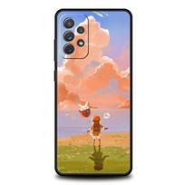 Genshin Impact Game landscape Case For Samsung A24 A12 A14 A32 A50 A70 A20E A20S A10S A22 A30 A40 A34 A54 A42 A52 5G A04s Cover Samsung A70 beige