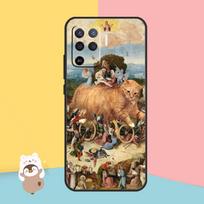 Hieronymus Bosch Art Phone Case For OPPO A15 A16 A5S A5 A9 A31 A53 A53S A52 A72 A83 A91 A93 A54 A74 A94 Cover OPPO A5S black
