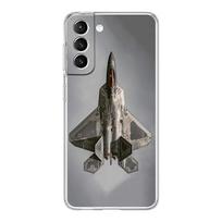 Phone Case For Samsung Galaxy S24 Plus S23 S22 S21 S20 FE Ultra 5G S10 S10E S9 Soft Clear Silicone Cover Fighter Planes Samsung S10e gray