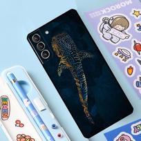 Ocean Whale Shark Animal Case For Samsung Galaxy S23 S22 S21 Ultra S20 FE S9 S10 Note 10 Plus Note 20 Ultra Full Cover Galaxy S23Ultra
