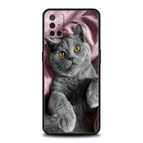 Telefono dėklas OnePlus 11 10 9 Pro 9T 12R 10R 9R 9RT 10T 8T 8 7 6T 7T Nord 2T CE 2 5G N200 N10 N100 Dangtelis Britų trumpaplaukis katinas OnePlus 9RT 5G