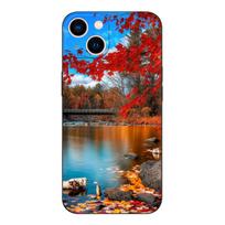 Black tpu case for iphone 5 5s se 2020 6 6s 7 8 plus x 10 XR XS 11 12 13 mini pro MAX back cover mountain natural scenery iphone 13