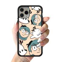Cartoon H-Hilda Phone Case Silicone PC+TPU Case For iPhone 14 11 12 13 Pro Max 8 7 6 Plus X XR Hard Fundas iphone 11 gray