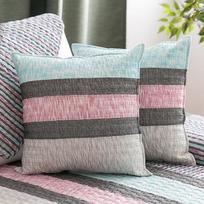 Bedside plush pillowcase for bedroom Home decoration living room sofa solid color pillows Car office decoration cushion cover 45cm pillowcase 1 pcs gray